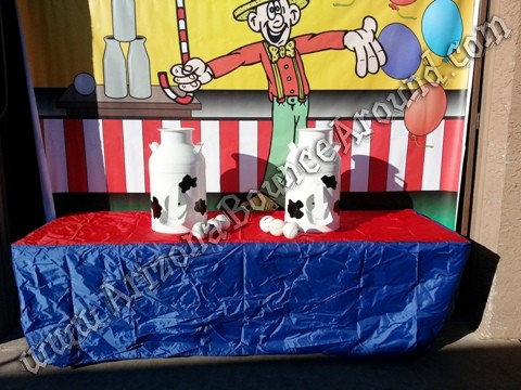 milk can carnival game rental Phoenix Arizona